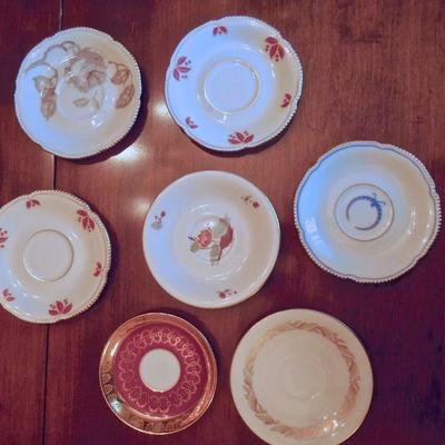 Lot 84: Set of Castleton Porcelain China Demitasse and Saucers
