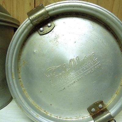 Lot 223: Excalibur Flour Mill in Wood Box with Storage Canisters