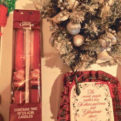 Lot 61: Mega Vintage Christmas Incuding C7 Lights Mercury Glass