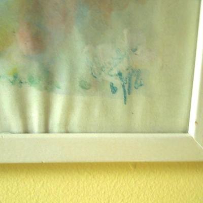 Lot 70: Signed Gouache Framed Watercolor Painting by Carlyle