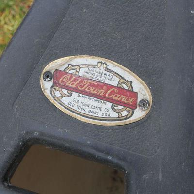 Lot 19: 16ft Old Town "Camper" Canoe - Caned Seats and Loaded with Gear
