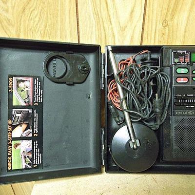 Lot 222: Michelin Emergency Roadside Kit and GE CB Radio