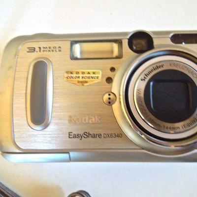 Lot 203: 2 Kodak Easyshare Digital Cameras, Tripod and Camera Bag
