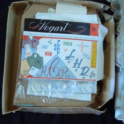 Lot 191: Vintage Handmade Lace and Embroidered Linens