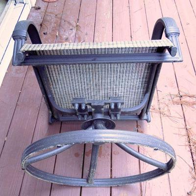 Lot 142: Patio Table, Chairs, Cushions, Storage Bin and Umbrella