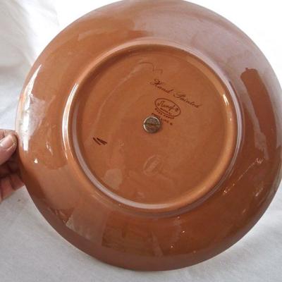 Lot 64: 1950's Copper Chaffing Dish and Stangl Serving Plate