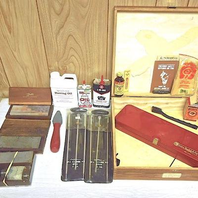 Lot 220: Gun Cleaning and Knife Sharpening Tools