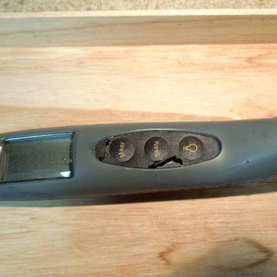 Lot 181: Mixed Knives, Wood Block, Electric Sharpener and Thermometer Fork