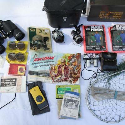 Lot 12: Assortment of Outdoor Gear- Vintage Silva Compass etc