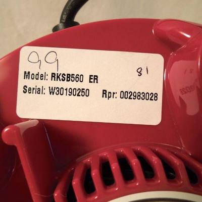 Lot 171: Kitchen Aid Red Blender Model RKSB560