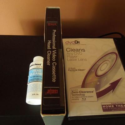 Lot 96: Toshiba DVD Video Player 2012 Model and Cleaners