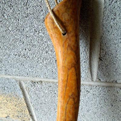 Lot 51: Two Wood Handled Vintage Axes and Sledge Hammer
