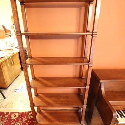 Lot 128: Wood Etigierre Display or Book Stand