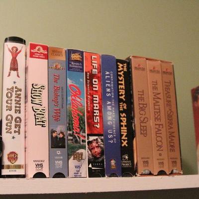 Lot 109: Large Collection of VHS and DVD Classics and Documentaries 