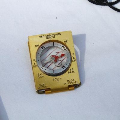 Lot 12: Assortment of Outdoor Gear- Vintage Silva Compass etc