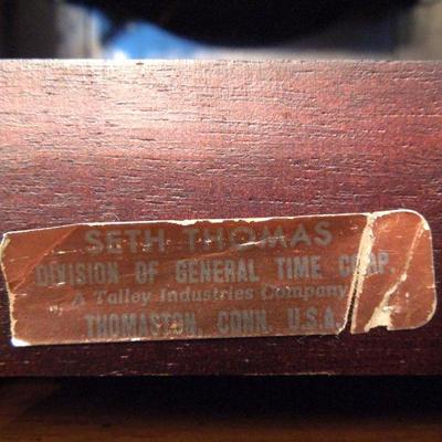 Lot 151: Chiming Seth Thomas Legacy 3W Mantle Clock Not Working