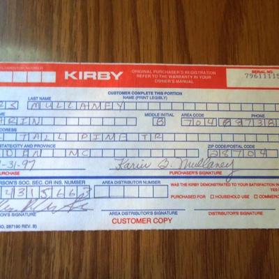 Lot 197: Kirby Sentria II Heavy Duty Vacuum with Shampoo System