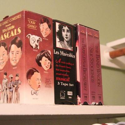 Lot 109: Large Collection of VHS and DVD Classics and Documentaries 