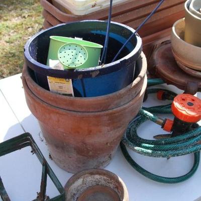 Lot 20: Potting Supplies and Planters