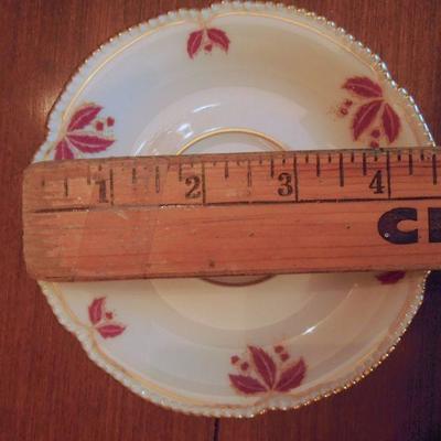 Lot 84: Set of Castleton Porcelain China Demitasse and Saucers