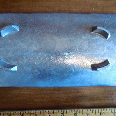 Lot 152: Salmon and Asparagus Pewter Serving Trays