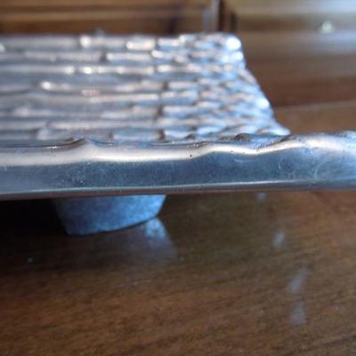 Lot 152: Salmon and Asparagus Pewter Serving Trays