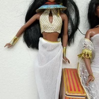 Lot 137 - Egyptian Themed dolls 