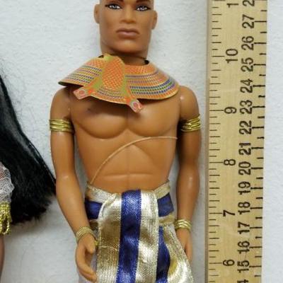 Lot 137 - Egyptian Themed dolls 