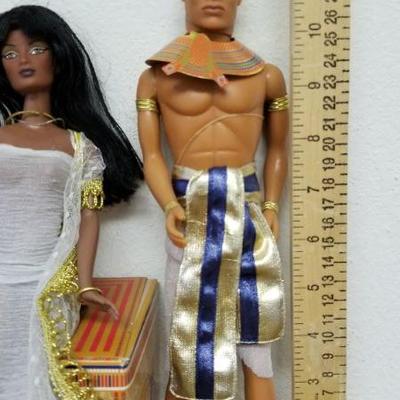 Lot 137 - Egyptian Themed dolls 