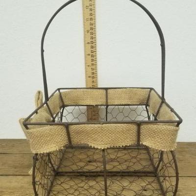 Lot 115 - Wire basket 