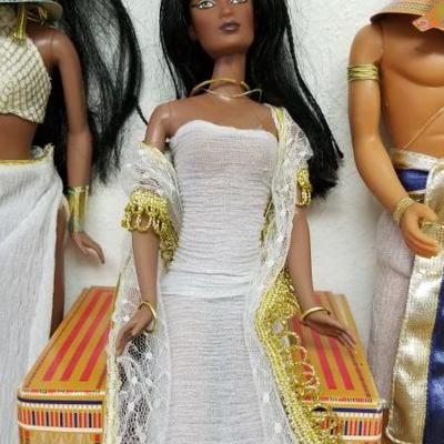 Lot 137 - Egyptian Themed dolls 