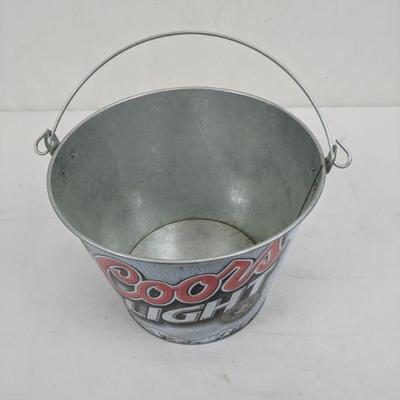 Coors Light Metal Bucket