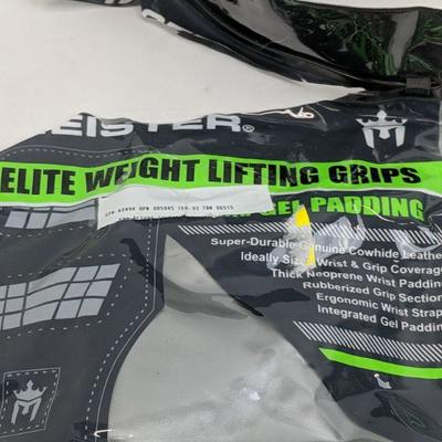 Elite Weight Lifting Grips with Gel Padding 