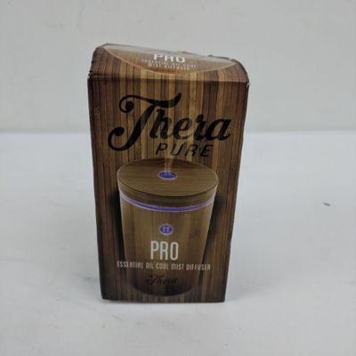 Thera Pure Pro Essential Oil Cool Mist Diffuser, Open Box
