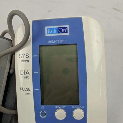 Reli On Blood Pressure Monitor, HEM-780REL