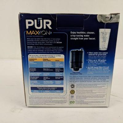 PUR Maxion Filter Technology, Stainless Steel Style