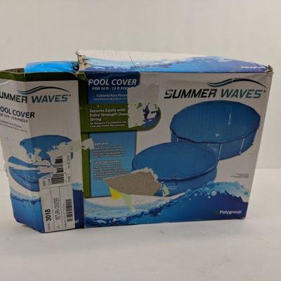 Pool Cover for 10ft-15ft , Summer Waves