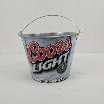 Coors Light Metal Bucket