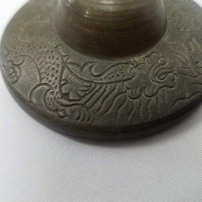 Tibetan Buddhist Tingsha Cymbals/Bells/Chimes, Dragon Design, Vintage