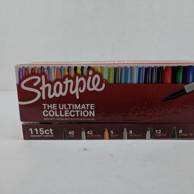 Approx 100 Sharpies, New (Missing Some), Never Used, Ultimate Collection