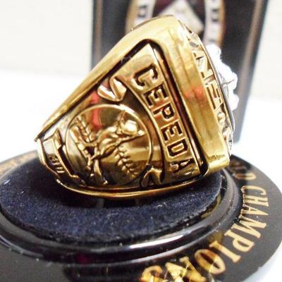 St Louis Cardinals 1967 World Champion Replica Ring