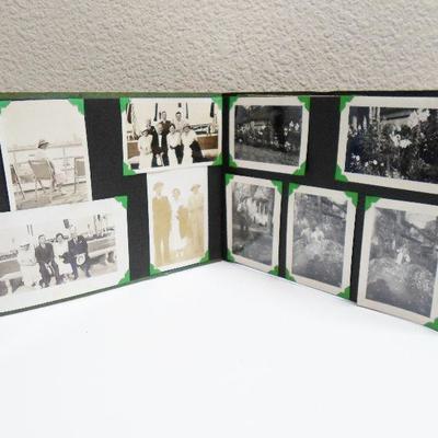Green Vintage/Antique Photo Album