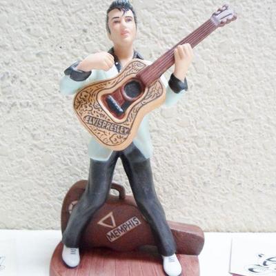 Elvis Porcelain Figurine and Extra's