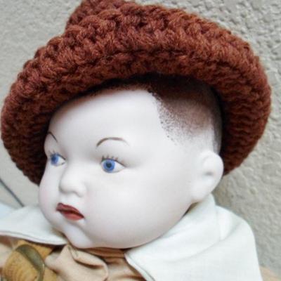 Elvis Porcelain and Cloth Boy Doll