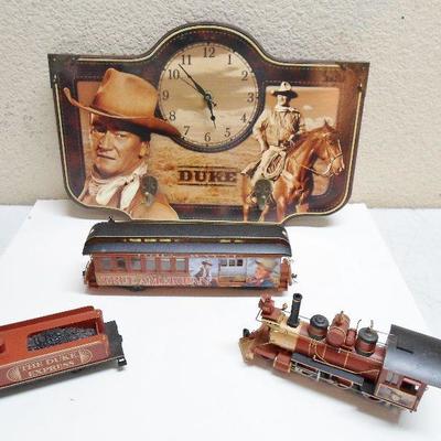 John Wayne Clock and Train