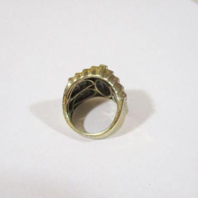 Vintage Cocktail Estate 925 Sterling Dinner Ring Size 6