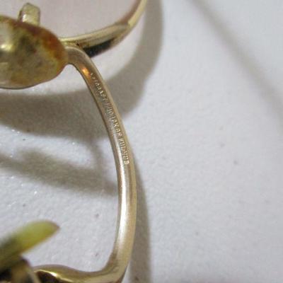 12kt GF Granny Glasses Vintage Marble cane Frames