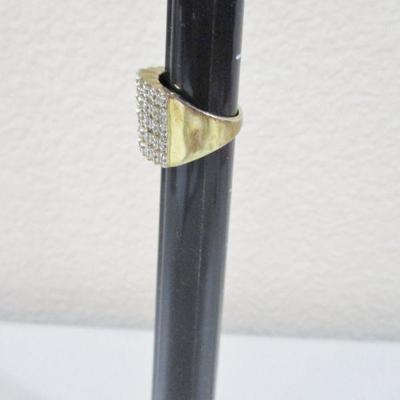 Vintage Cocktail Estate 925 Sterling Dinner Ring Size 6