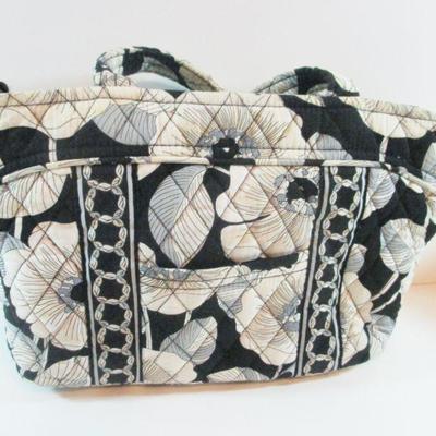 Vera Bradley Black Flower Vintage Travel Set 6Pc