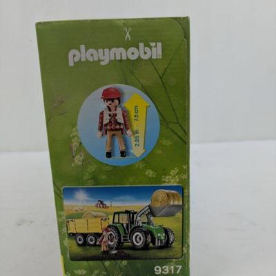 Playmobil Country, Tractor with Trailer, Ages 4+, 9317, 47 PC - New